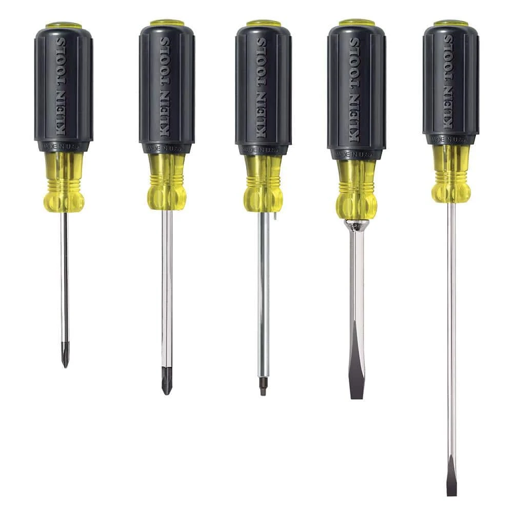 Klein Tools 5-Piece Screwdriver Set 1 Klein Tools 5-Piece Screwdriver Set