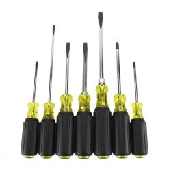 Klein Tools 7-Piece Assorted Screwdriver Set with Cushion Grip Handles -Hand Tools Sales Store klein tools screwdriver sets 85076 77 1000