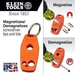 Klein Tools Screwdriver Set Plus Magnetizer, Cushion-Grip, 8-Piece -Hand Tools Sales Store klein tools screwdriver sets 85148 a0 1000