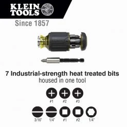 Klein Tools 2-Piece Multi-Bit Screwdriver Tool Set -Hand Tools Sales Store klein tools screwdriver sets m2o41540kit 1d 1000