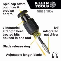 Klein Tools 2-Piece Multi-Bit Screwdriver Tool Set -Hand Tools Sales Store klein tools screwdriver sets m2o41540kit a0 1000