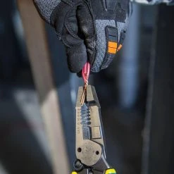 Klein Tools 8 in. Heavy Duty Wire Stripper for 12-20 AWG Stranded and 10-18 AWD Solid Wire -Hand Tools Sales Store klein tools wire strippers k12055sen c3 1000