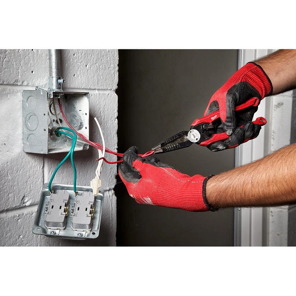 Milwaukee 9 in. 7-in-1 Combination Wire Stripper Cutting Pliers and 13-in-1 Multi-Bit Cushion Grip Screwdriver 5 Milwaukee 9 in. 7-in-1 Combination Wire Stripper Cutting Pliers and 13-in-1 Multi-Bit Cushion Grip Screwdriver - Image 5