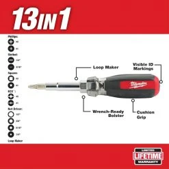 Milwaukee 9 in. 7-in-1 Combination Wire Stripper Cutting Pliers and 13-in-1 Multi-Bit Cushion Grip Screwdriver 17 Milwaukee 9 in. 7-in-1 Combination Wire Stripper Cutting Pliers and 13-in-1 Multi-Bit Cushion Grip Screwdriver -Hand Tools Sales Store milwaukee all trades cutting pliers 48 22 3078 48 22 2880 40 1000
