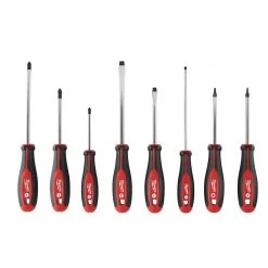 Milwaukee 7.75 in. Combination Electricians 6-in-1 Wire Strippers Pliers with Screwdriver Set (8-Piece) -Hand Tools Sales Store milwaukee electrician s needle nose pliers 48 22 3079 48 22 2718 40 1000