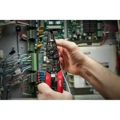 Milwaukee 2-Piece 7.75 in. Combination Electricians 6-in-1 Wire Strippers Pliers with Multi-Purpose Pliers -Hand Tools Sales Store milwaukee electrician s needle nose pliers 48 22 3079 48 22 6579 66 1000