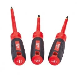 Milwaukee Electrician's 4-Piece Insulated Hand Tool Set with Screwdrivers and Wire Strippers -Hand Tools Sales Store milwaukee electricians tool sets 48 22 2202 48 22 3079 c3 1000