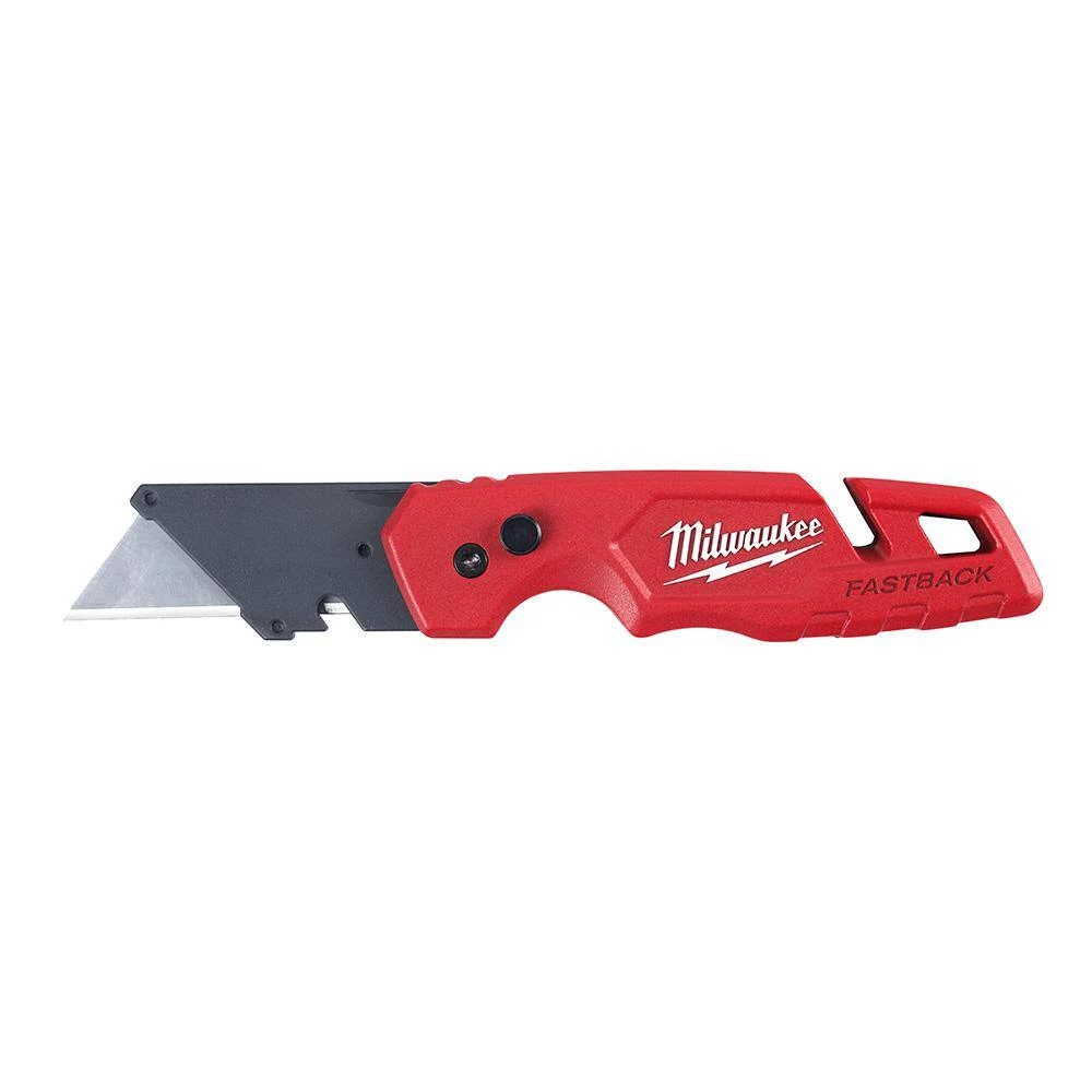 Milwaukee FASTBACK Folding Utility Knife Set with 11in1 Multi-Tip Screwdriver with Square Drive Bits (4-Piece) 5 Milwaukee FASTBACK Folding Utility Knife Set with 11in1 Multi-Tip Screwdriver with Square Drive Bits (4-Piece) - Image 5