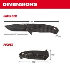 Milwaukee 3 in. Hardline D2 Steel Smooth Blade Pocket Folding Knife -Hand Tools Sales Store milwaukee folding knives 48 22 1994 40 1000