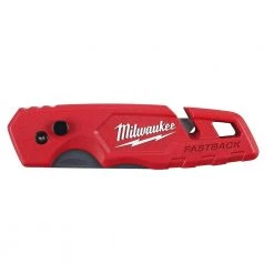 Milwaukee FASTBACK Folding Utility Knife with Blade Storage and 50-Pack General Purpose Utility Blade Set w/6-in-1 Wire Pliers -Hand Tools Sales Store milwaukee knife sets 48 22 1504 48 22 3079 1f 1000
