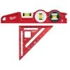Milwaukee 10 in. 360° Locking Die Cast Torpedo Level with 7 in. Rafter Square (2-Piece)
