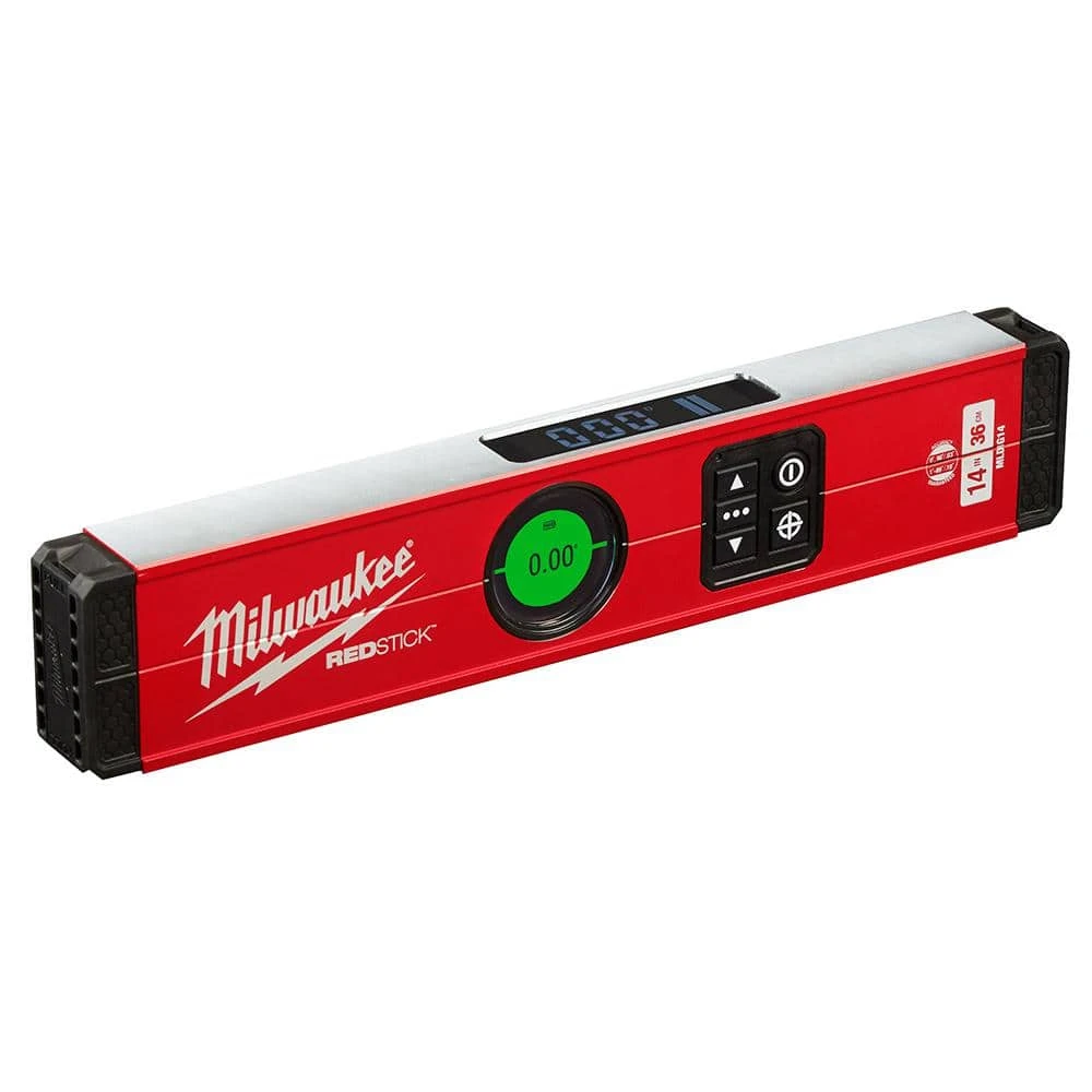 Milwaukee 14 in. REDSTICK Digital Box Level with Pin-Point Measurement Technology and 7 in. Rafter Square 2 Milwaukee 14 in. REDSTICK Digital Box Level with Pin-Point Measurement Technology and 7 in. Rafter Square - Image 2