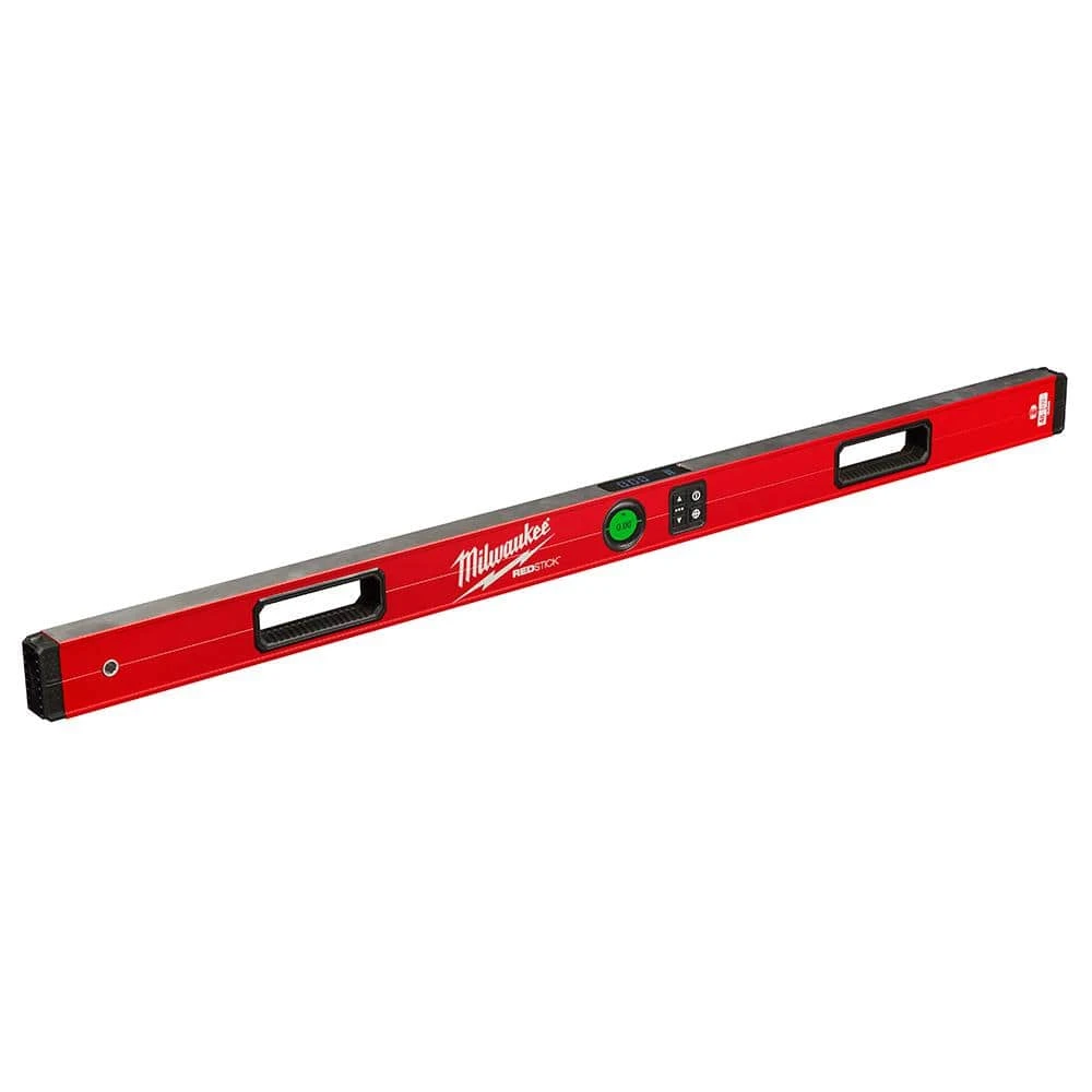 Milwaukee 48 in. REDSTICK Digital Box Level with Pin-Point Measurement Technology and 7 in. Rafter Square 2 Milwaukee 48 in. REDSTICK Digital Box Level with Pin-Point Measurement Technology and 7 in. Rafter Square - Image 2