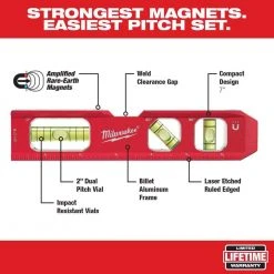 Milwaukee 24 in. Magnetic I-Beam Level with 7 in. Billet Torpedo Level -Hand Tools Sales Store milwaukee levels mlibm24 48 22 5107 4f 1000