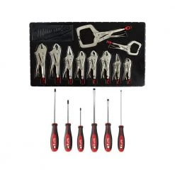 Milwaukee Torque Lock Locking Pliers with Screwdriver Set (16-Piece)