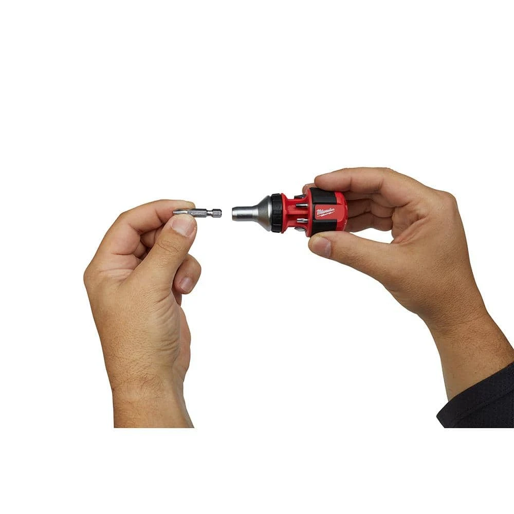 Milwaukee 9-in-1 Ratcheting Multi-Bit Screwdriver with 8-in-1 Compact Ratcheting Multi-Bit Screwdriver and 6-in-1 Wire Pliers 8 Milwaukee 9-in-1 Ratcheting Multi-Bit Screwdriver with 8-in-1 Compact Ratcheting Multi-Bit Screwdriver and 6-in-1 Wire Pliers - Image 8