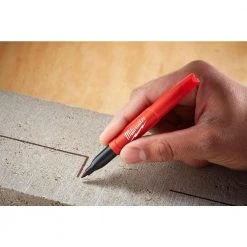 Milwaukee INKZALL Black Fine Point Jobsite Permanent Marker (4-Pack) -Hand Tools Sales Store milwaukee pens pencils markers 48 22 3104 76 1000