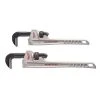 Milwaukee 14 in. and 18 in. Aluminum Pipe Wrench Set (2-Tool)
