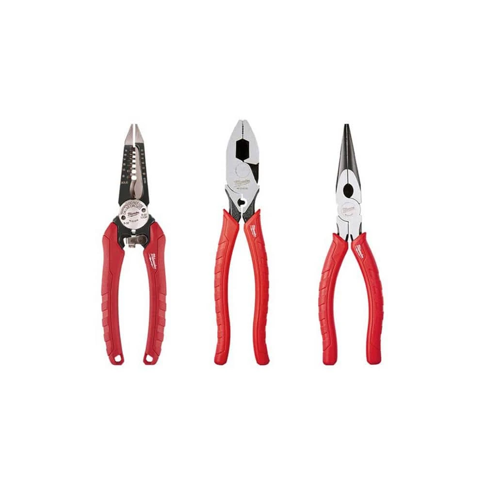 Milwaukee Electrician Pliers Set (3-Piece) 1 Milwaukee Electrician Pliers Set (3-Piece)
