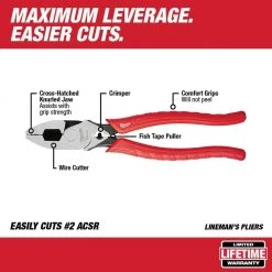 Milwaukee Electrician's Pliers Hand Tool Set (5-Piece) -Hand Tools Sales Store milwaukee plier sets 48 22 6331 48 22 6100 48 22 3079 66 1000