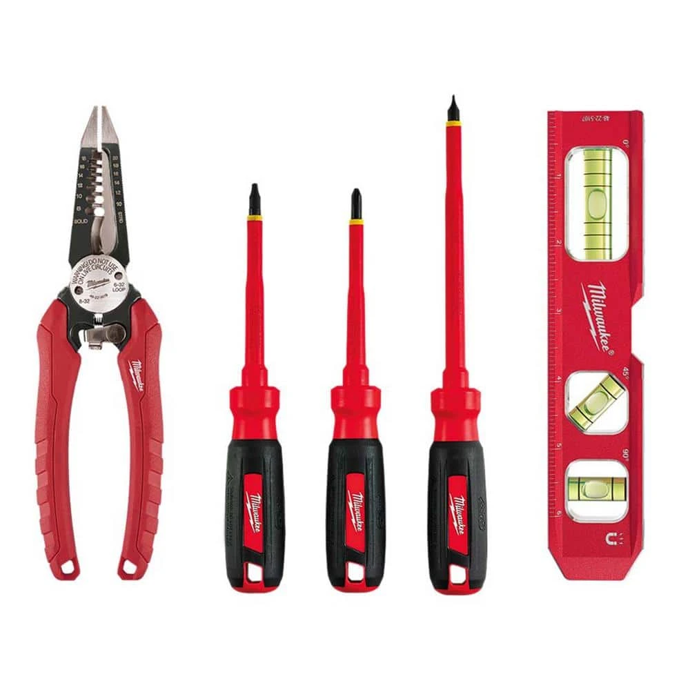 Milwaukee Electrician's 5-Piece Hand Tool Set 1 Milwaukee Electrician's 5-Piece Hand Tool Set
