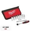 Milwaukee 3/8 in. Drive SAE Socket Set (12-Piece)