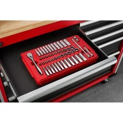 Milwaukee 1/4 in. Drive SAE/Metric Ratchet and Socket Mechanics Tool Set (50-Piece) -Hand Tools Sales Store milwaukee ratchet socket sets 48 22 9004 1f 1000