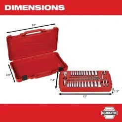 Milwaukee 1/4 in. Drive SAE/Metric Ratchet and Socket Mechanics Tool Set (50-Piece) with PACKOUT 22 in. Tool Box 18 Milwaukee 1/4 in. Drive SAE/Metric Ratchet and Socket Mechanics Tool Set (50-Piece) with PACKOUT 22 in. Tool Box -Hand Tools Sales Store milwaukee ratchet socket sets 48 22 9004 48 22 8424 1d 1000