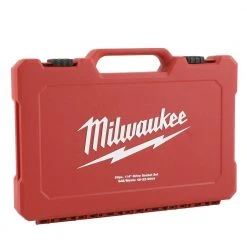 Milwaukee 1/4 in. Drive SAE/Metric Ratchet and Socket Mechanics Tool Set with 1/4 in. Drive 9 in. Extended Ratchet (51-Piece) -Hand Tools Sales Store milwaukee ratchet socket sets 48 22 9004 48 22 9005 c3 1000
