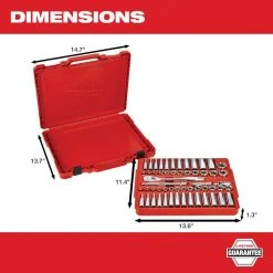 Milwaukee Mechanic Hand and Tool Set with 3/8 in. Drive SAE Metric Ratchet, Socket, Screwdriver, Hook and Pick (66-Piece) -Hand Tools Sales Store milwaukee ratchet socket sets 48 22 9008 48 22 2706 48 22 9215 c3 1000