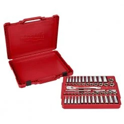 Milwaukee 3/8 in. Drive SAE/Metric Ratchet and Socket Mechanics Tool Set with Pliers Kit and Screwdriver Set (69-Piece) -Hand Tools Sales Store milwaukee ratchet socket sets 48 22 9008 48 22 6331 48 22 2710 c3 1000