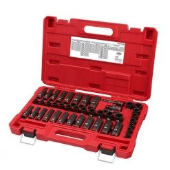 Milwaukee 3/8 in. Drive SAE/Metric Ratchet and Socket Mechanics Tool Set with 3/8 in. SAE/Metric Impact Socket Set (99-Piece) -Hand Tools Sales Store milwaukee ratchet socket sets 48 22 9008 49 66 7009 4f 1000