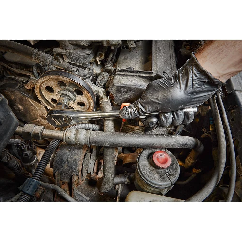 Milwaukee 1/2 in. Drive SAE/Metric Mechanics Tool Set (47-Piece) with PACKOUT 2-Drawer Tool Box 12 Milwaukee 1/2 in. Drive SAE/Metric Mechanics Tool Set (47-Piece) with PACKOUT 2-Drawer Tool Box - Image 12