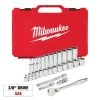 Milwaukee 3/8 in. Drive SAE Ratchet and Socket Mechanics Tool Set (28-Piece)