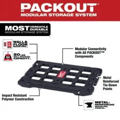 Milwaukee 3/8 in. and 1/4 in. Drive SAE/Metric Ratchet and Socket Mechanics Tool Set w/PACKOUT Case (106-Piece) & Mounting Plate -Hand Tools Sales Store milwaukee ratchet socket sets 48 22 9486 48 22 8485 a0 1000