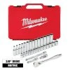 Milwaukee 3/8 in. Drive Metric Ratchet and Socket Mechanics Tool Set (32-Piece)