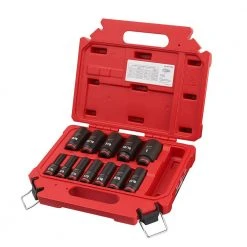Milwaukee SHOCKWAVE 3/8 in. Drive Deep Well 6 Point Impact Socket Set (12-Piece) 18 Milwaukee SHOCKWAVE 3/8 in. Drive Deep Well 6 Point Impact Socket Set (12-Piece) -Hand Tools Sales Store milwaukee ratchet socket sets 49 66 7006 4f 1000