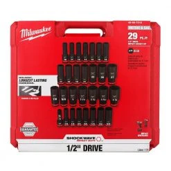 Milwaukee SHOCKWAVE 1/2 in. Drive SAE and Metric 6 Point Impact Socket Set (58-Piece) -Hand Tools Sales Store milwaukee ratchet socket sets 49 66 7016 49 66 7016 c3 1000