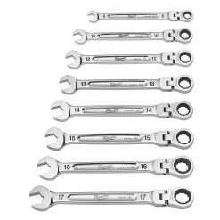 Milwaukee 144-Position Flex-Head Ratcheting Combination Wrench Set SAE with Screwdriver Set (17-Piece) -Hand Tools Sales Store milwaukee ratcheting wrenches 48 22 9429 48 22 2710 77 1000