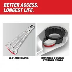 Milwaukee 144-Position Flex-Head Ratcheting Combination Wrench Set Metric (7-Piece) 14 Milwaukee 144-Position Flex-Head Ratcheting Combination Wrench Set Metric (7-Piece) -Hand Tools Sales Store milwaukee ratcheting wrenches 48 22 9529 a0 1000