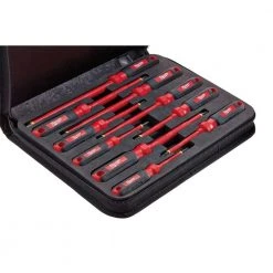 Milwaukee 1000-Volt Insulated Screwdriver Set with Case (10-Piece) -Hand Tools Sales Store milwaukee screwdriver sets 48 22 2210 66 1000