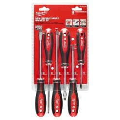 Milwaukee Screwdriver Set (6-Piece) -Hand Tools Sales Store milwaukee screwdriver sets 48 22 2706 fa 1000