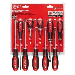 Milwaukee Screwdriver Set with 7.75 in. Combination Electricians 6-in-1 Wire Strippers Pliers (11-Piece) -Hand Tools Sales Store milwaukee screwdriver sets 48 22 2710 48 22 3079 77 1000