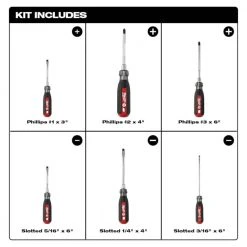 Milwaukee Cushion Grip Screwdriver Set with 7.75 in. Combination Electrician's 6-in-1 Wire Strippers Pliers (7-Piece) 15 Milwaukee Cushion Grip Screwdriver Set with 7.75 in. Combination Electrician's 6-in-1 Wire Strippers Pliers (7-Piece) -Hand Tools Sales Store milwaukee screwdriver sets 48 22 2886 48 22 3079 a0 1000