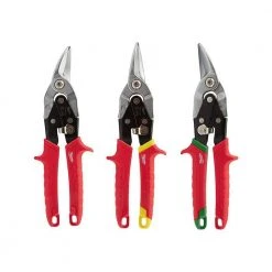 Milwaukee Left, Right, and Straight Aviation Snips (3-Pack)