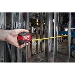 Milwaukee 25 ft. x 1-5/16 in. Wide Blade Magnetic Tape Measure with 17 ft. Reach -Hand Tools Sales Store milwaukee tape measures 48 22 0225m 1d 1000