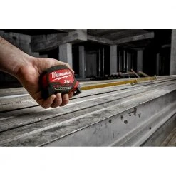 Milwaukee 25 ft. x 1-5/16 in. Wide Blade Magnetic Tape Measure with 17 ft. Reach -Hand Tools Sales Store milwaukee tape measures 48 22 0225m a0 1000