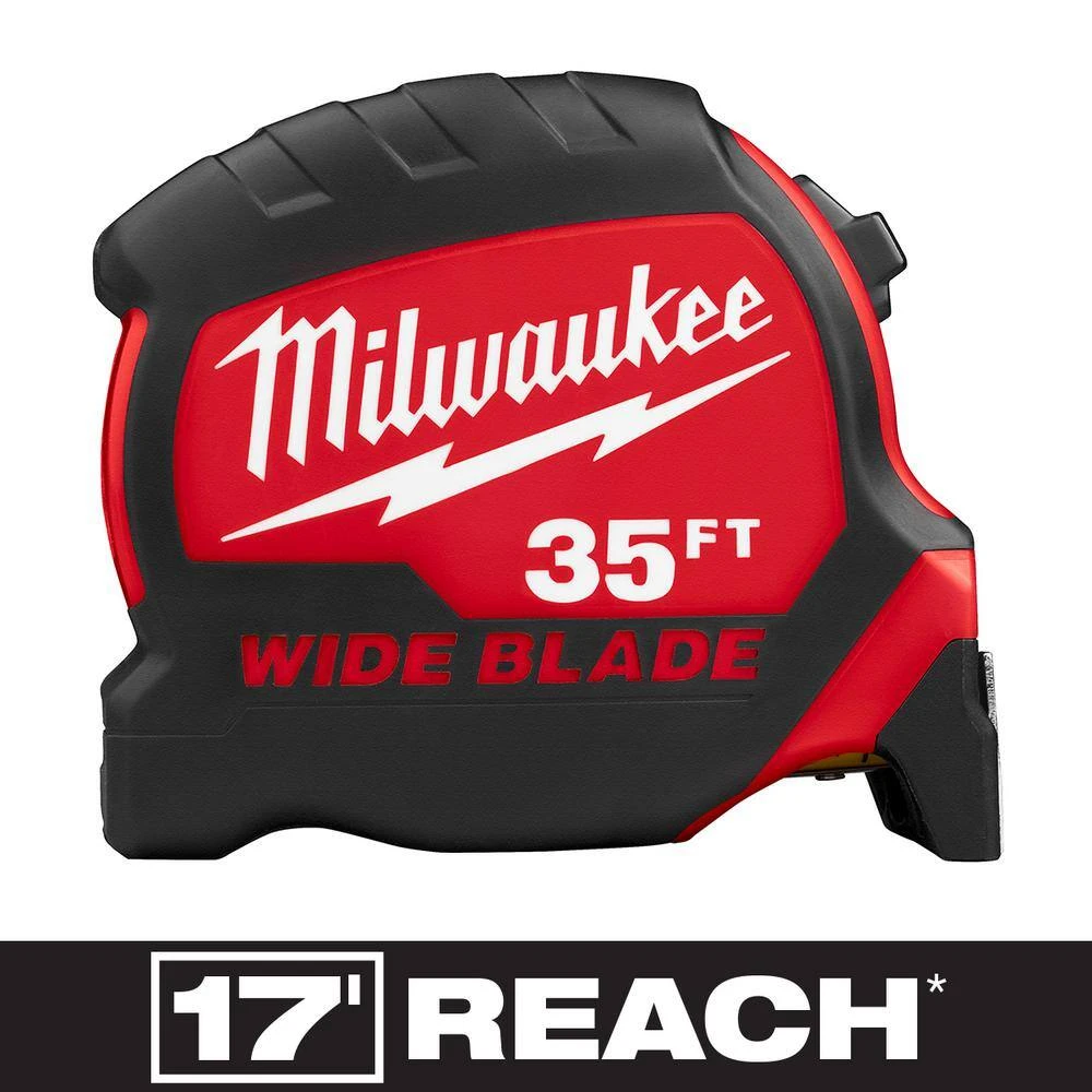 Milwaukee 35 ft. x 1.3 in. W Blade Tape Measure with 6-in-1 Wire Stripper Pliers 7 Milwaukee 35 ft. x 1.3 in. W Blade Tape Measure with 6-in-1 Wire Stripper Pliers - Image 7