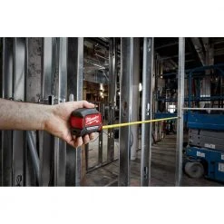 Milwaukee 25 ft. x 1-1/16 in. Compact Magnetic Tape Measure with 15 ft. Reach -Hand Tools Sales Store milwaukee tape measures 48 22 0325 66 1000