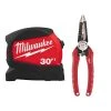 Milwaukee 30 ft. x 1.2 in. Compact Wide Blade Tape Measure with 6-in-1 Wire Pliers